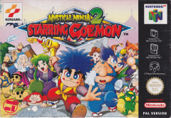 Mystical Ninja 2 starring Goemon for the Nintendo 64 Front Cover Box Scan