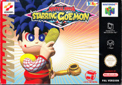 Mystical Ninja starring Goemon for the Nintendo 64 Front Cover Box Scan
