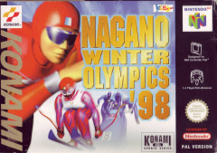 Nagano Winter Olympics '98 for the Nintendo 64 Front Cover Box Scan