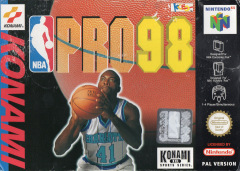 NBA Pro 98 for the Nintendo 64 Front Cover Box Scan