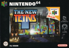 The New Tetris for the Nintendo 64 Front Cover Box Scan