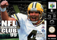 NFL Quarterback Club 99 for the Nintendo 64 Front Cover Box Scan