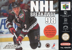 NHL Breakaway 98 for the Nintendo 64 Front Cover Box Scan
