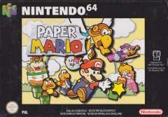 Paper Mario for the Nintendo 64 Front Cover Box Scan