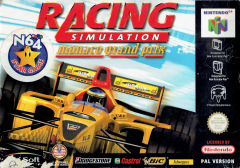 Racing Simulation: Monaco Grand Prix for the Nintendo 64 Front Cover Box Scan