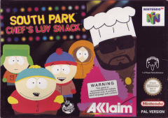 South Park: Chef's Luv Shack for the Nintendo 64 Front Cover Box Scan