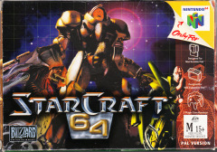 StarCraft 64 for the Nintendo 64 Front Cover Box Scan
