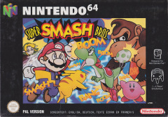 Super Smash Bros. for the Nintendo 64 Front Cover Box Scan