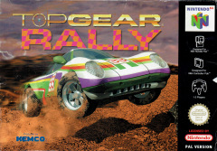 Top Gear Rally for the Nintendo 64 Front Cover Box Scan