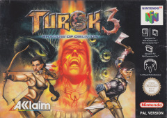 Turok 3: Shadow of Oblivion for the Nintendo 64 Front Cover Box Scan