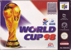 World Cup 98 for the Nintendo 64 Front Cover Box Scan