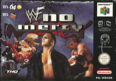 WWF No Mercy for the Nintendo 64 Front Cover Box Scan