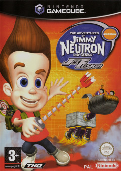 The Adventures of Jimmy Neutron Boy Genius: Jet Fusion for the Nintendo GameCube Front Cover Box Scan