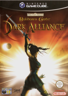 Baldur's Gate: Dark Alliance for the Nintendo GameCube Front Cover Box Scan