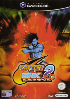 Capcom vs. SNK 2 EO: Millionaire Fighting 2001 for the Nintendo GameCube Front Cover Box Scan