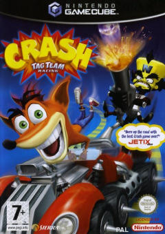 Crash Tag Team Racing for the Nintendo GameCube Front Cover Box Scan