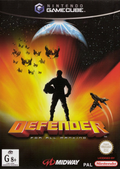 Defender for the Nintendo GameCube Front Cover Box Scan