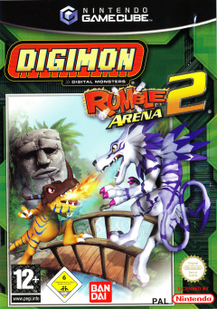 Digimon Rumble Arena 2 for the Nintendo GameCube Front Cover Box Scan