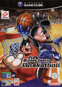 Disney Sports: Basketball for the Nintendo GameCube Front Cover Box Scan