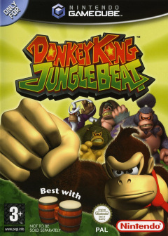 Donkey Kong: Jungle Beat for the Nintendo GameCube Front Cover Box Scan