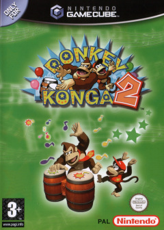 Donkey Konga 2 for the Nintendo GameCube Front Cover Box Scan