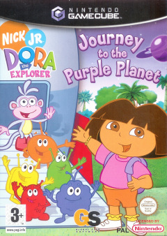 Dora the Explorer: Journey to the Purple Planet for the Nintendo GameCube Front Cover Box Scan