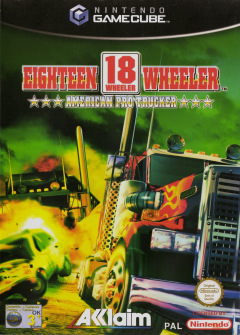 Eighteen Wheeler: American Pro Trucker for the Nintendo GameCube Front Cover Box Scan