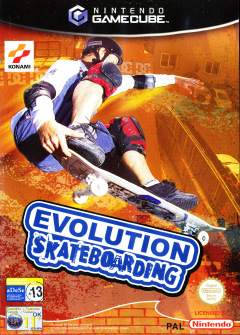 Evolution Skateboarding for the Nintendo GameCube Front Cover Box Scan