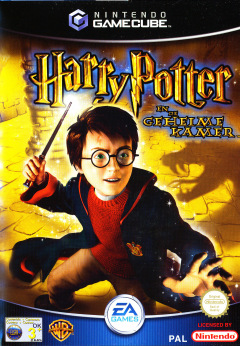 Harry Potter and the Chamber of Secrets for the Nintendo GameCube Front Cover Box Scan