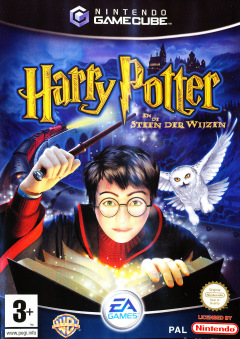 Harry Potter and the Philosopher's Stone for the Nintendo GameCube Front Cover Box Scan
