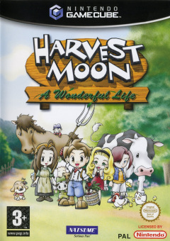 Harvest Moon: A Wonderful Life for the Nintendo GameCube Front Cover Box Scan