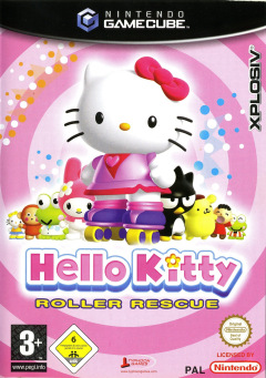 Hello Kitty: Roller Rescue for the Nintendo GameCube Front Cover Box Scan