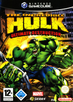 The Incredible Hulk: Ultimate Destruction for the Nintendo GameCube Front Cover Box Scan