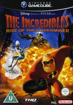 The Incredibles: Rise of the Underminer for the Nintendo GameCube Front Cover Box Scan