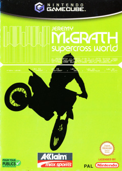 Jeremy McGrath Supercross World for the Nintendo GameCube Front Cover Box Scan