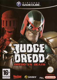Judge Dredd: Dredd vs. Death for the Nintendo GameCube Front Cover Box Scan