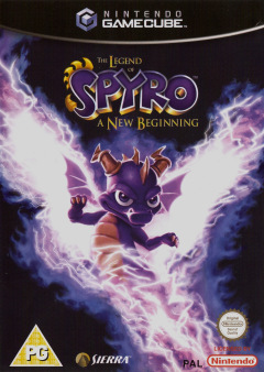 The Legend of Spyro: A New Beginning for the Nintendo GameCube Front Cover Box Scan