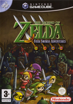 The Legend of Zelda: Four Swords Adventures for the Nintendo GameCube Front Cover Box Scan