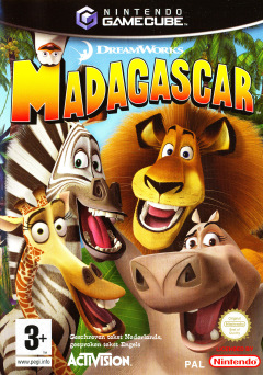 Madagascar (Dreamwork's) for the Nintendo GameCube Front Cover Box Scan
