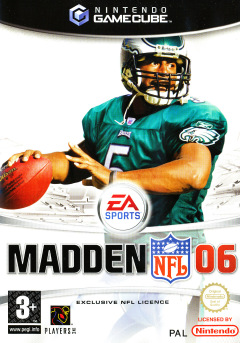 Madden NFL 06 for the Nintendo GameCube Front Cover Box Scan