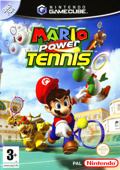 Mario Power Tennis for the Nintendo GameCube Front Cover Box Scan