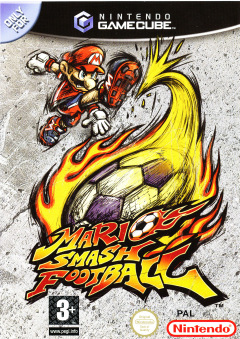 Mario Smash Football for the Nintendo GameCube Front Cover Box Scan