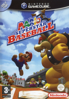Mario Superstar Baseball for the Nintendo GameCube Front Cover Box Scan