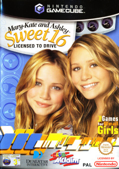Mary-Kate and Ashley: Sweet 16: Licensed to Drive for the Nintendo GameCube Front Cover Box Scan