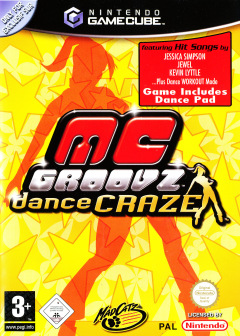 MC Groovz Dance Craze for the Nintendo GameCube Front Cover Box Scan