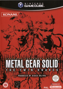 Metal Gear Solid: The Twin Snakes for the Nintendo GameCube Front Cover Box Scan