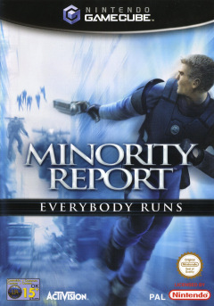 Minority Report: Everybody Runs for the Nintendo GameCube Front Cover Box Scan