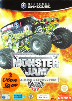 Monster Jam: Maximum Destruction for the Nintendo GameCube Front Cover Box Scan