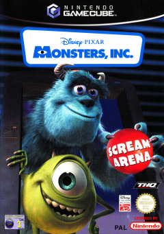 Monsters, Inc.: Scream Arena for the Nintendo GameCube Front Cover Box Scan