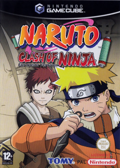 Naruto: Clash of Ninja: European Version for the Nintendo GameCube Front Cover Box Scan